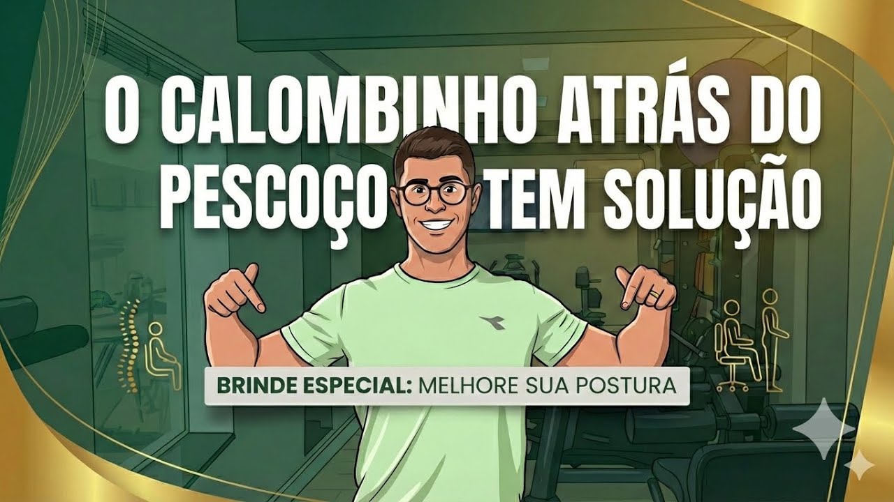 Dor nas costas e má postura tem SOLUÇÃO 
