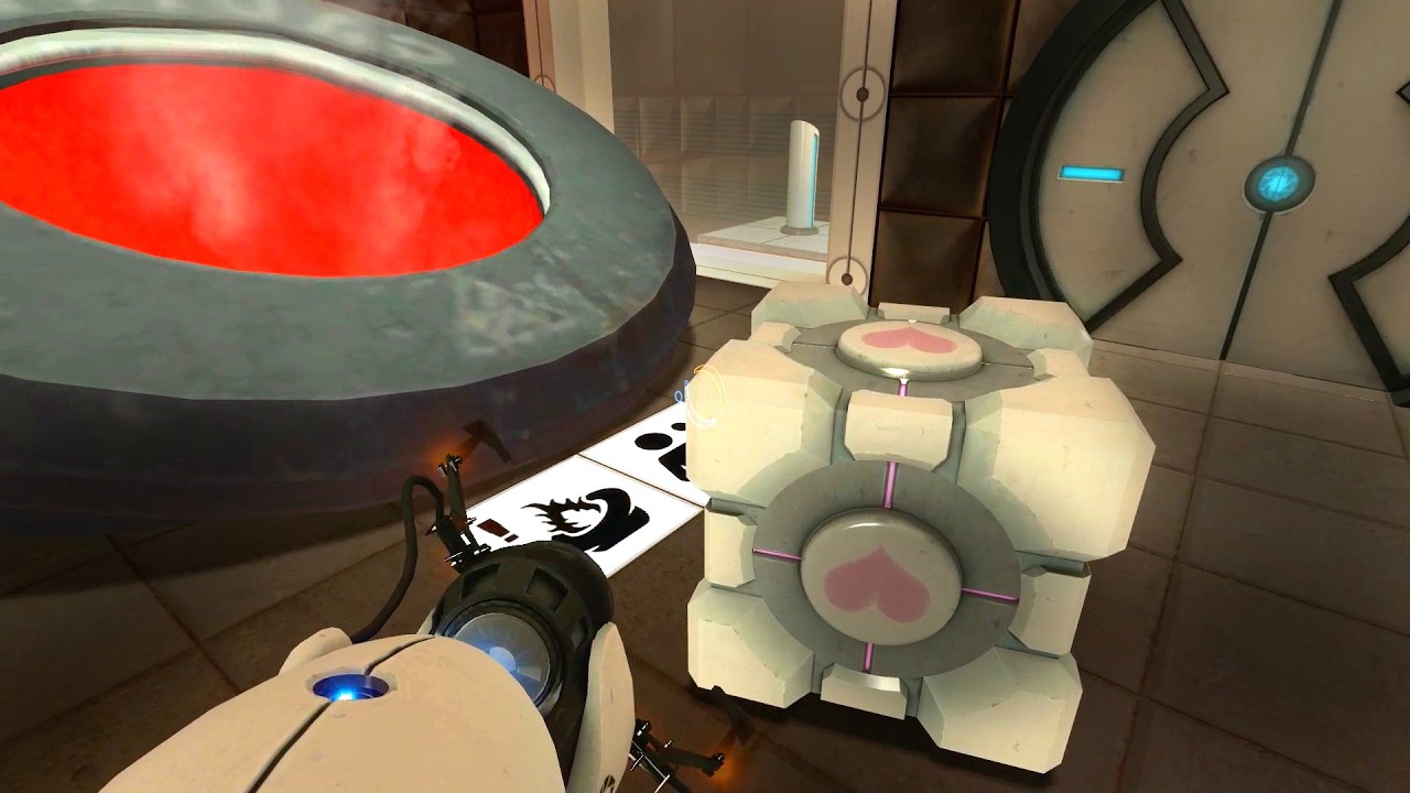 What Happen Jump into Incinerator for Weighted Companion Cube? Portal