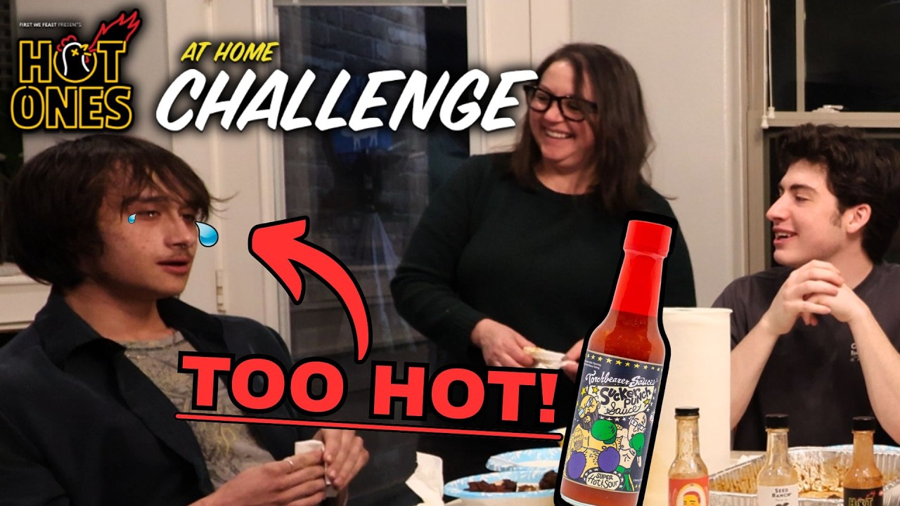 Just CRY THROUGH THE PAIN! | Hot Ones: At Home Challenge - Season 27