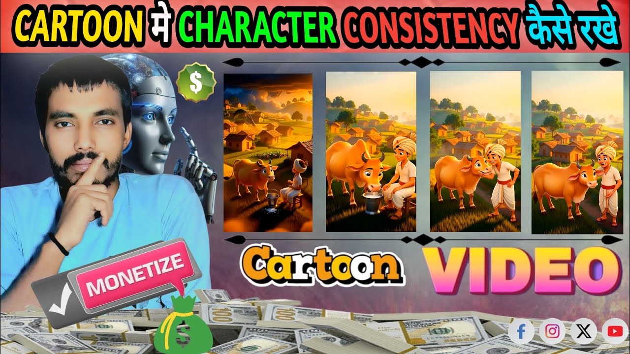 Cartoon Video में Character बदलता है? इसे 100% Fix करो | HD Quality Tutorial 
