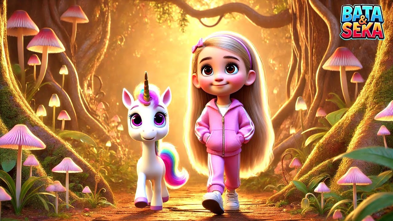 Jednorog Lara i Nikolina - Crtani Film Za Decu - Magicna Noc u Sumi - Bata & Seka