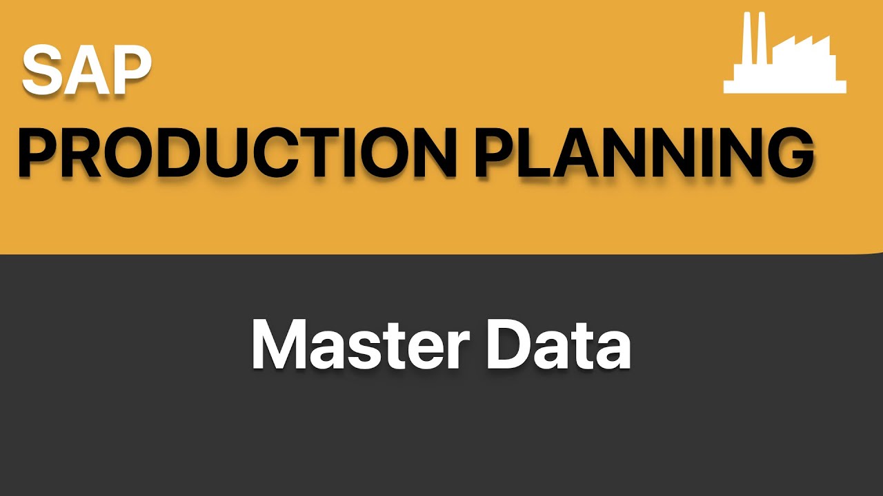 Как настроить основные данные SAP PP | SAP Production Planning — основные данные | SAP PP | Демон...