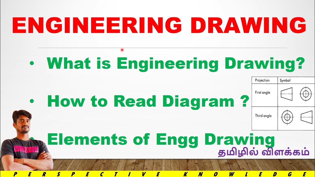 How to read engineering drawing in Tamil | engineering drawing terminologies in Tamil #drawing #qa