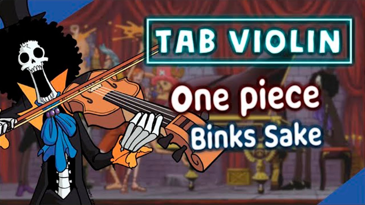 One piece - Binks Sake Violín Tutorial / Tab Tutorial / Sheet Music violín