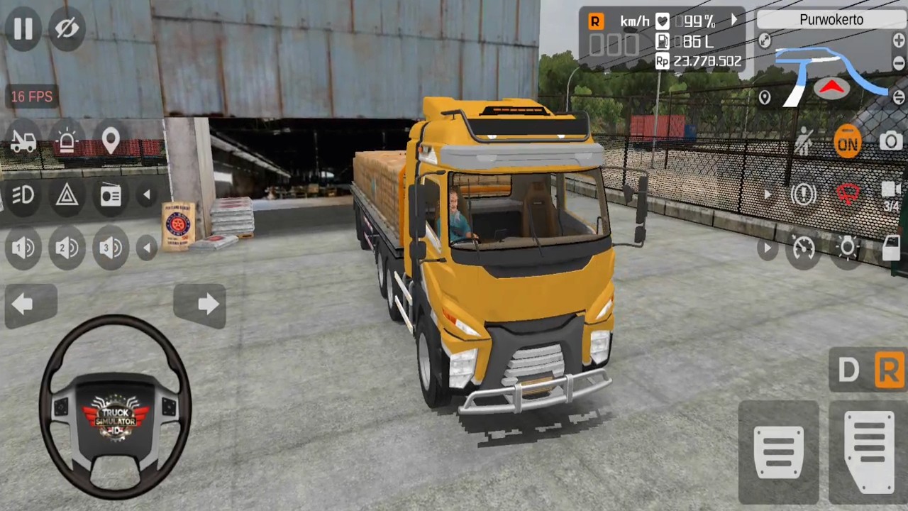 Truck Simulator Indonesia - Truck Angkut Semen - Gameplay
