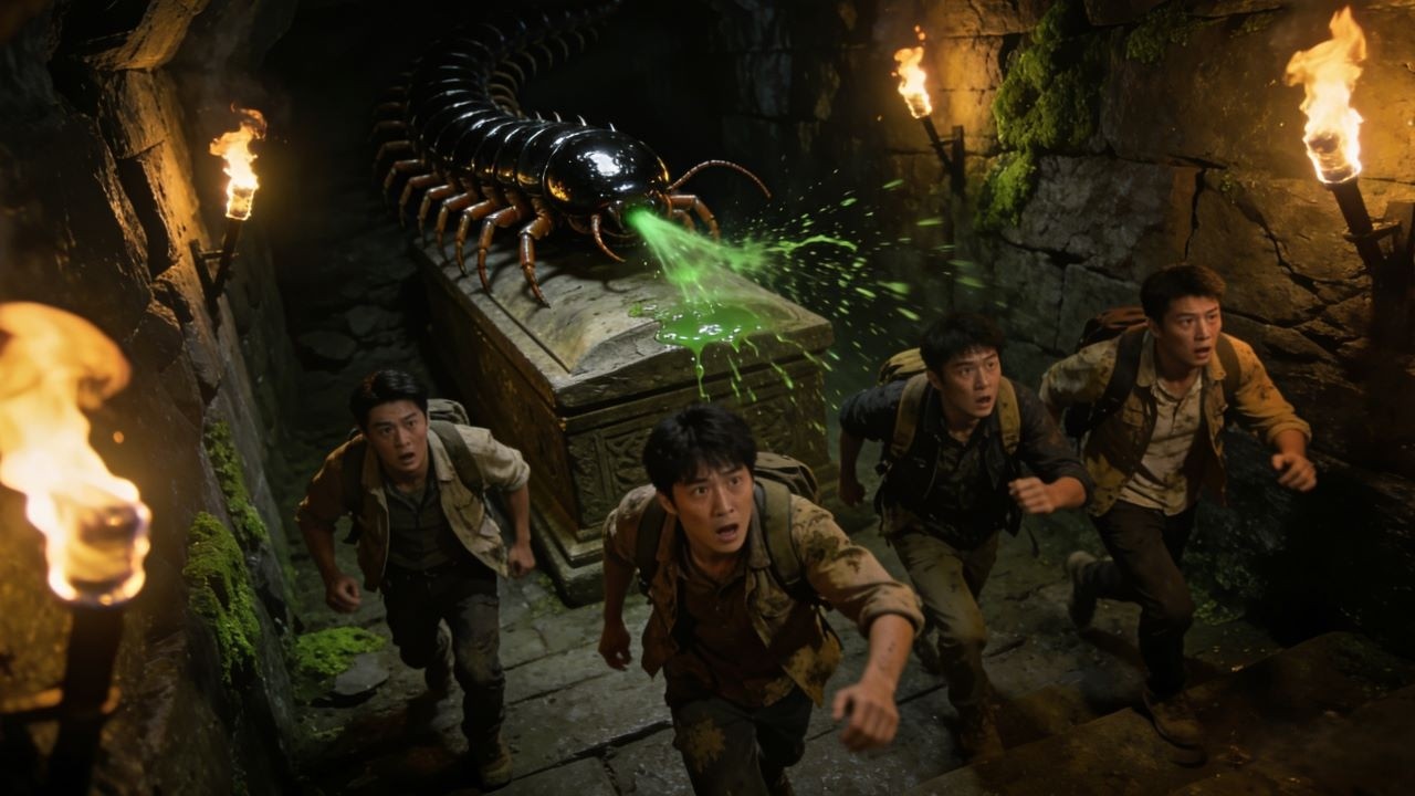 [FULL MOVIE] MOJINs awaken terrifying monsters in an underground tomb and must fight for survival!