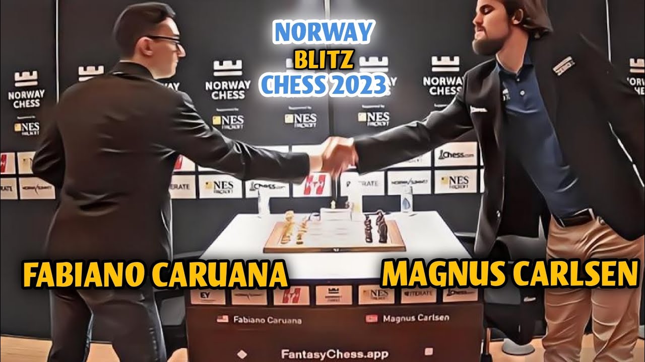 TIMED!! Fabiano Caruana VS.  Magnus Carlsen | NORWAY CHESS 2023 | BLITZ | ROUND 5