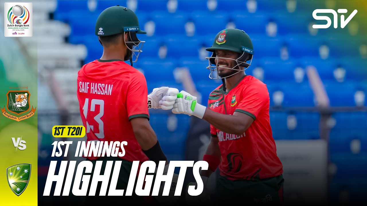 1st Innings Highlights | Bangladesh vs Australia | Match 01 | T20i Series 2026 | M9K1K