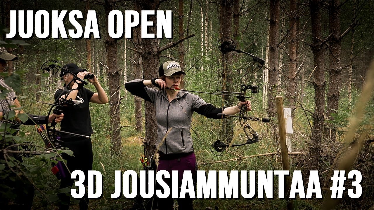 JUOKSA OPEN 3D JOUSIAMMUNTA KISA JOUSIMETS&Auml;STYS SEURA JUOKSA RY ORIMATTILA OSA 3 #jousiammunta