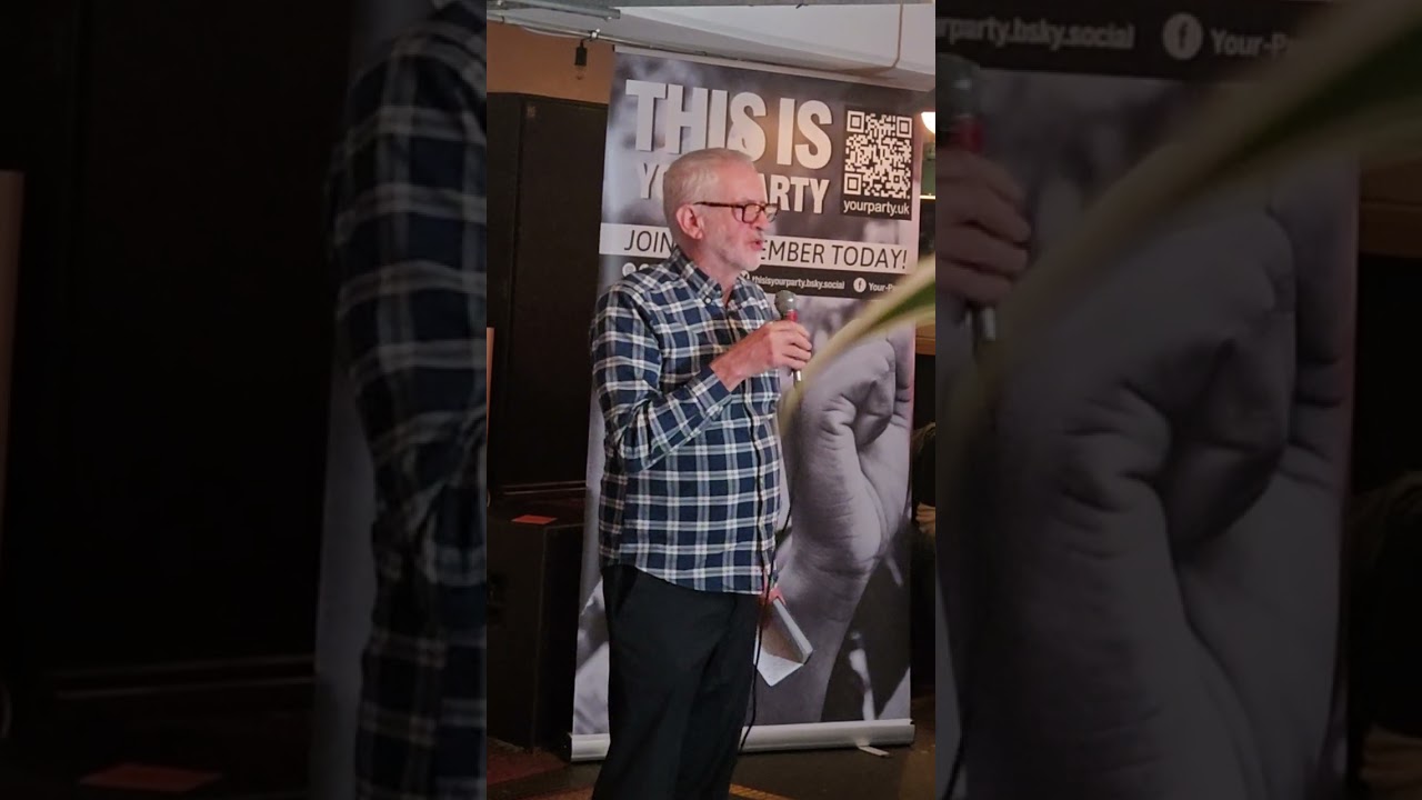 Jeremy Corbyn, Your Party rally, Peckham 2.11.25