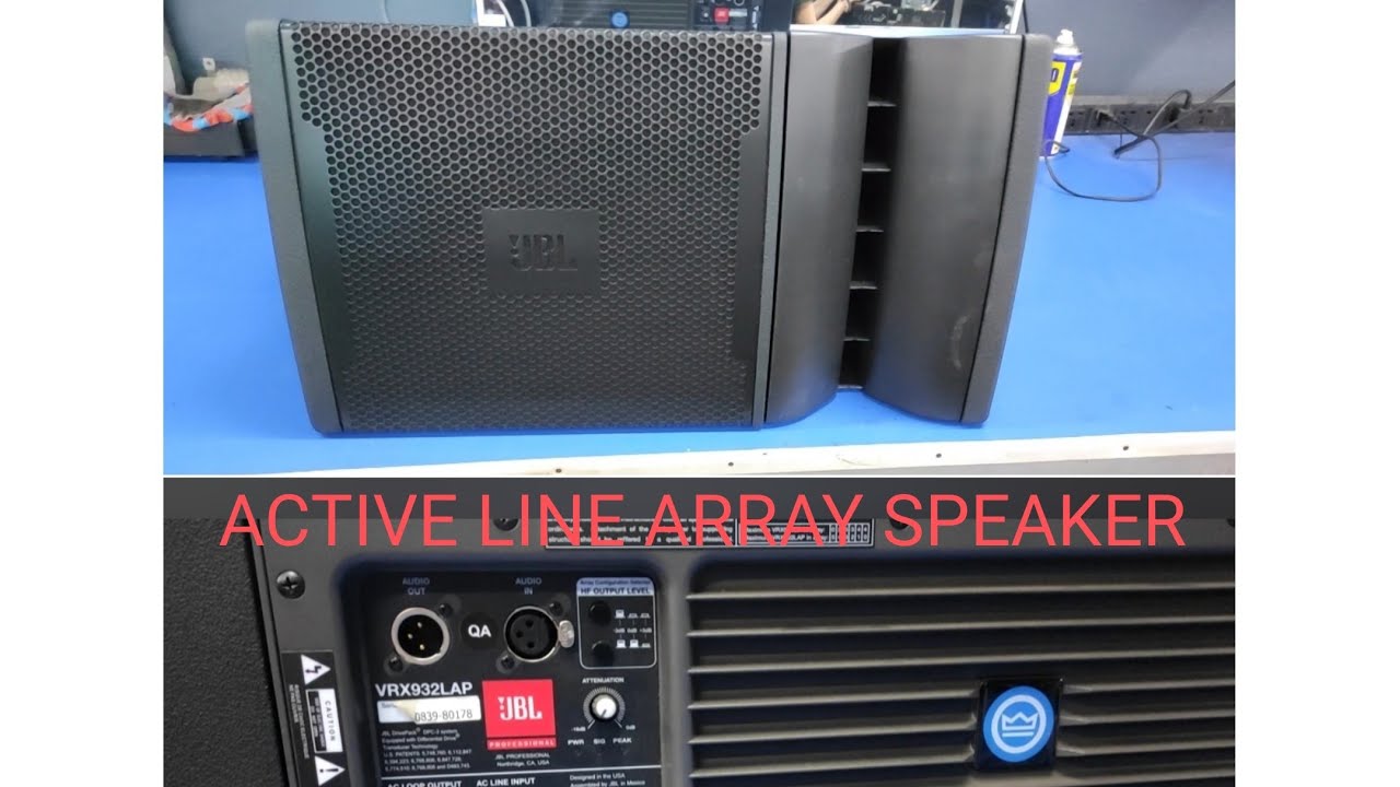 JBL VRX 932LAP line array speaker no power