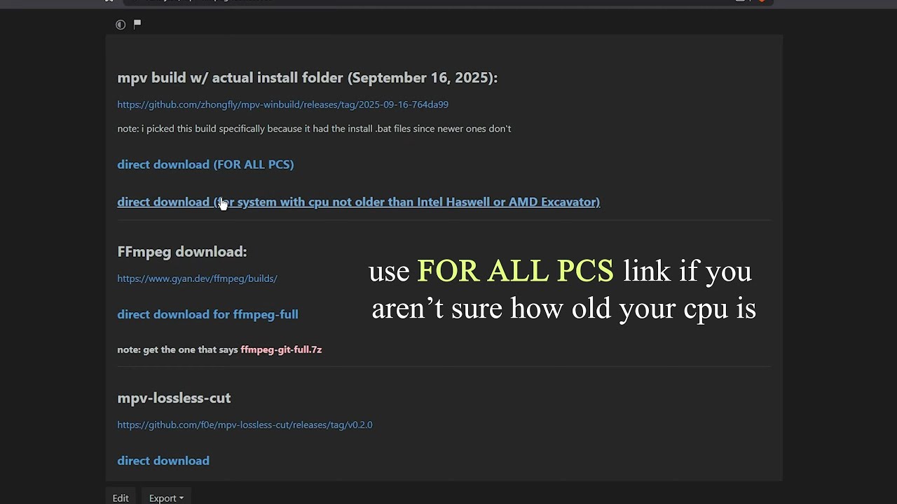 mpv quick tutorial