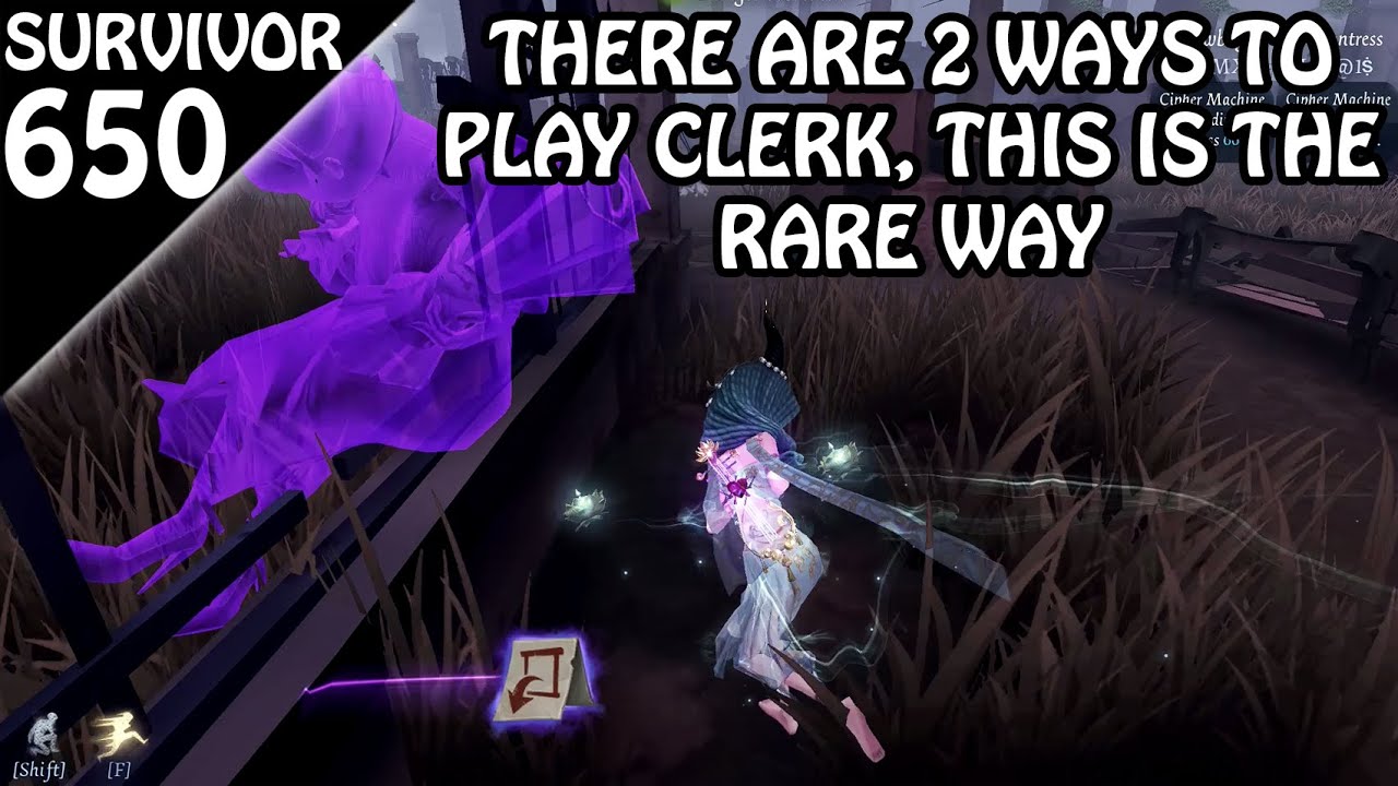 Rare CLERK Strategy - Survivor Rank #650 (Identity v)