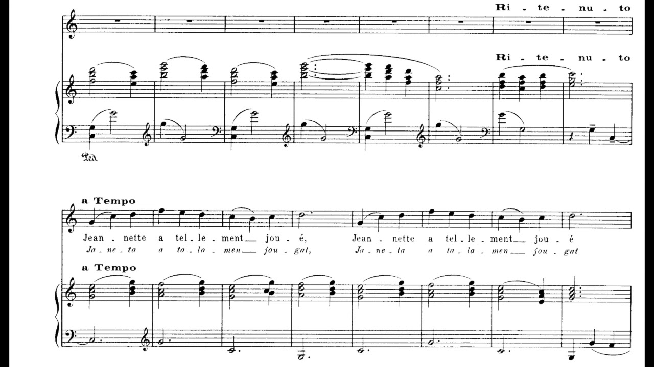Ravel - Chants populaires (1909-10)