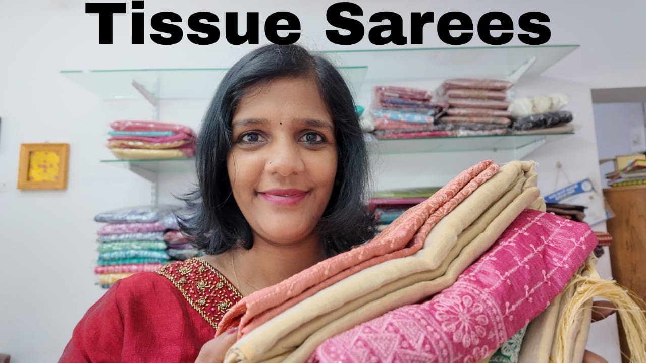 Tissue Sarees / 8248788199