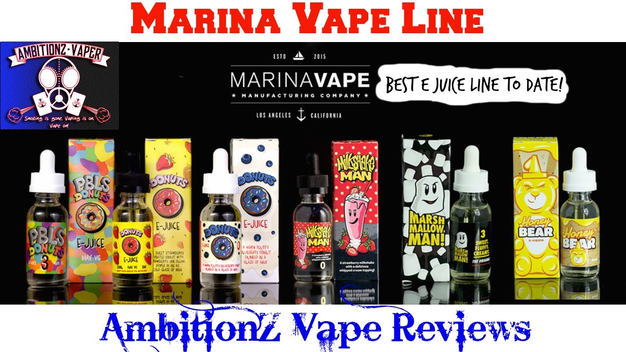 Marina Vape E Juice Line Review | Best E Juice Ever!!!???