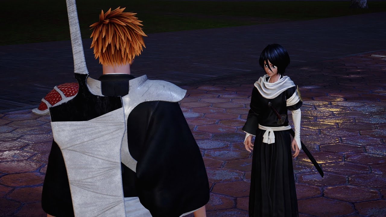 Jump Force - Ichigo tells Rukia he think she's Pretty & Saves Renji from the Umbras Cube!