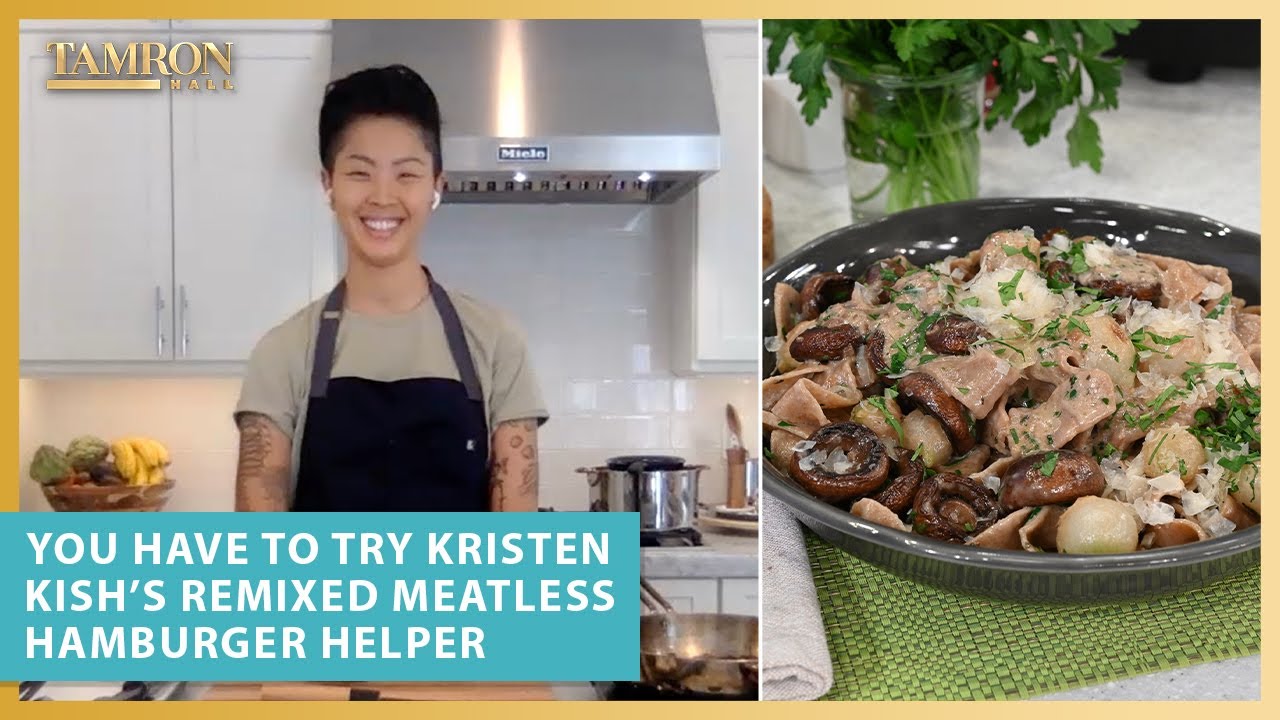 You Have to Try Kristen Kish’s Remixed Meatless Hamburger Helper