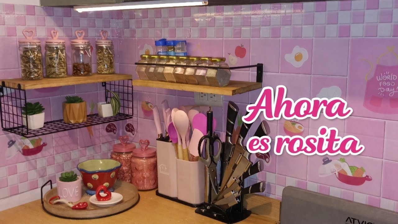 ✨ Haciendo Cambios en mi Cocina 🩷 / Cambios en mi pequeña cocina #kawaii #cottagecore #infonavit 