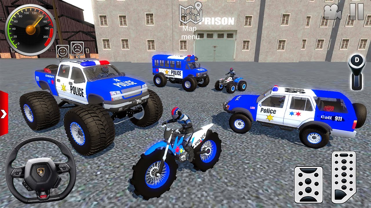 Juegos de Carros - US Dirt Bike, Police Cars, Quad Bike #1 - Offroad Outlaws Android / IOS Gameplay