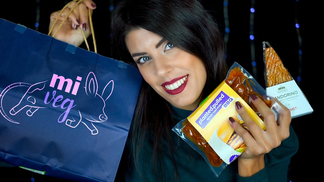 ASMR 🧀 SVUOTA LA SPESA di NOVITÀ SFIZIOSE VEGANE • Bottino del MIVEG