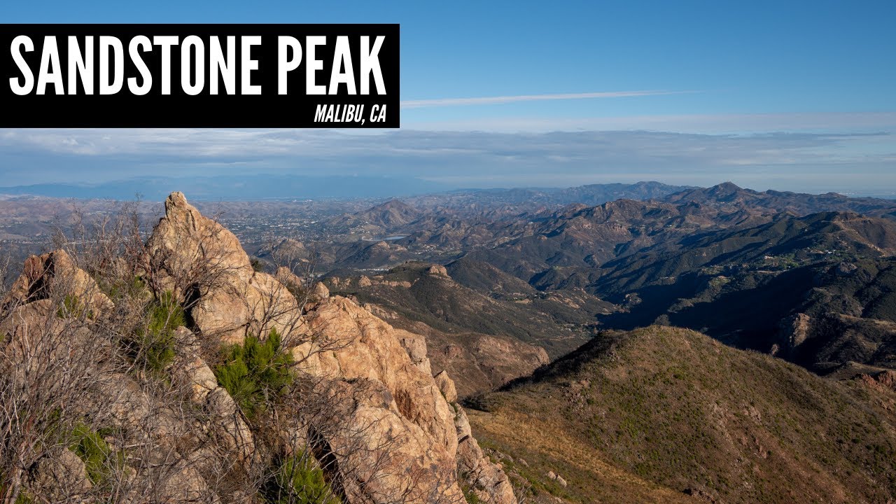 Hiking Sandstone Peak in Malibu via the Mishe Mokwa Trail