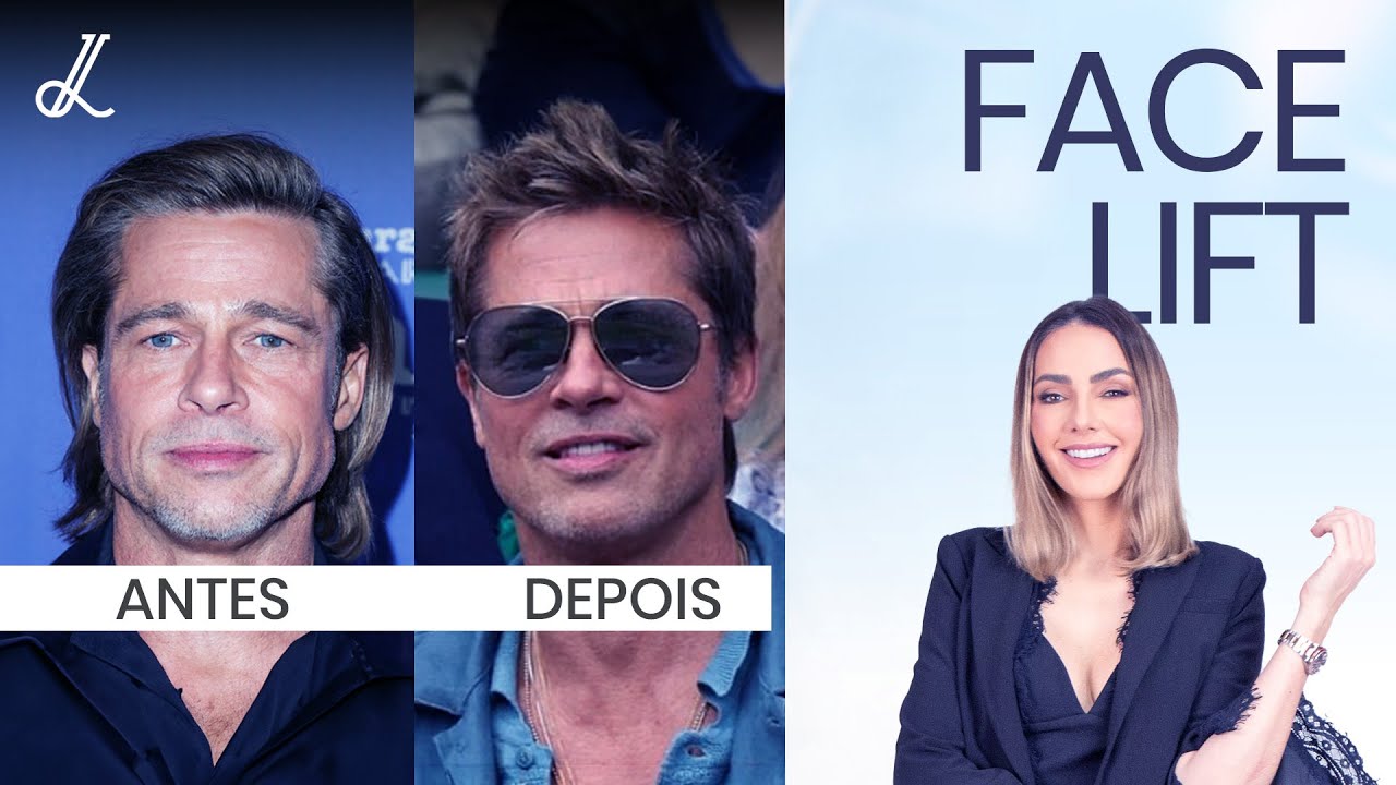 Brad Pitt antes e depois | Lifting de face