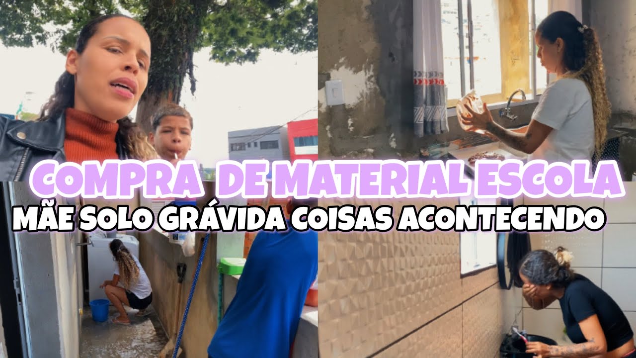 fui no centro compra os material que faltava pro meu filho| fiz brownie |passei muito mal 🤮