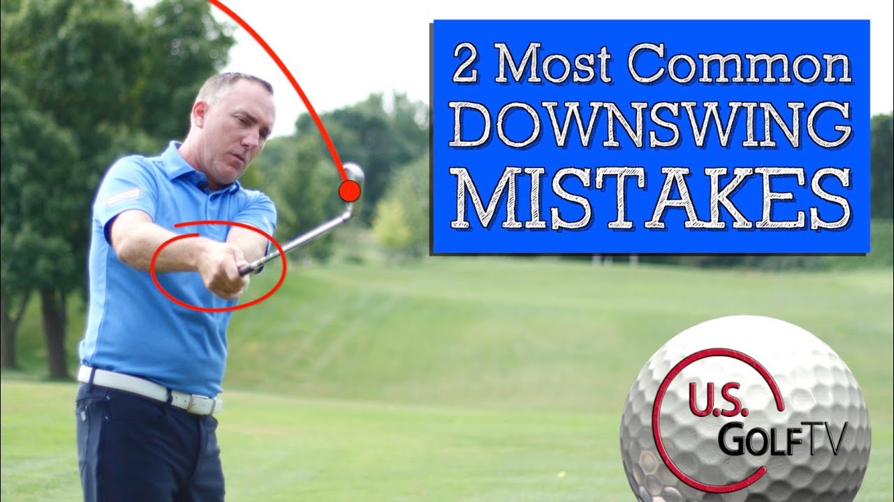 2 Common Downswing Golf Mistakes That Destroy Your Golf Swing (OVER THE TOP GOLF SWING FIX)