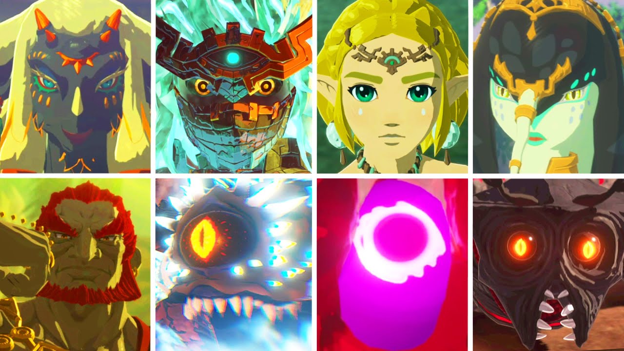 Hyrule Warriors: Age of Imprisonment - All Bosses + Cutscenes (4K 60FPS)