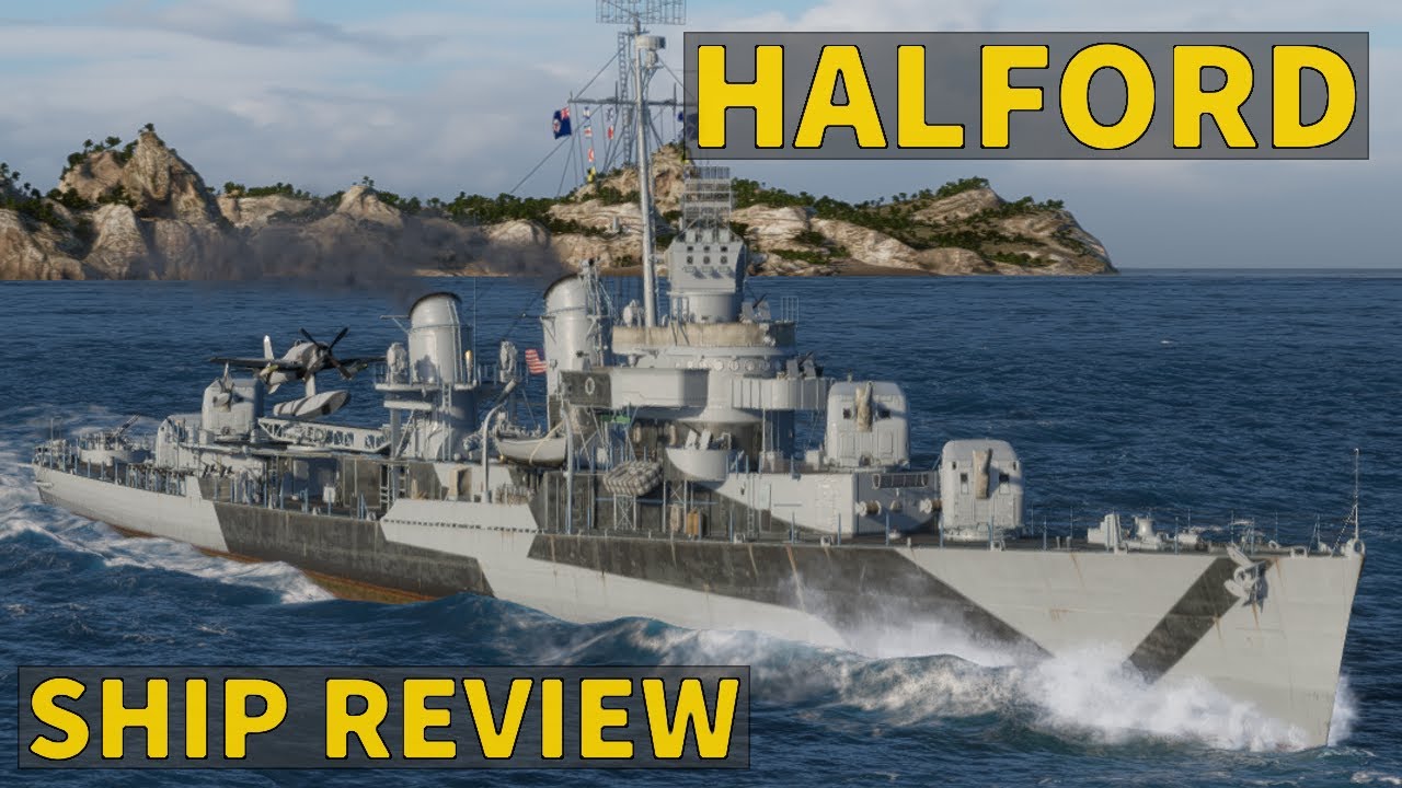 Halford — гибридный эсминец T9 с самолётами | World of Warships