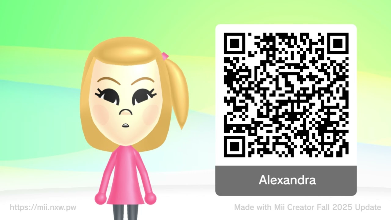 Wii Sports Mod OC Mii QR Codes