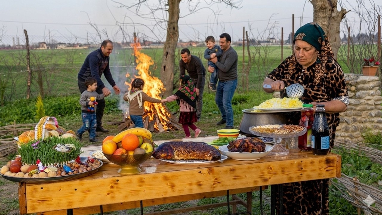 Spring Has Arrived! 🌸 Amazing Nowruz Celebration in the Village 🔥