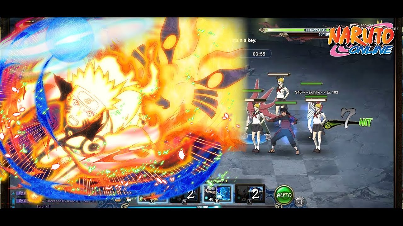 Naruto Online Training Grounds: Naruto KCM [150K account]