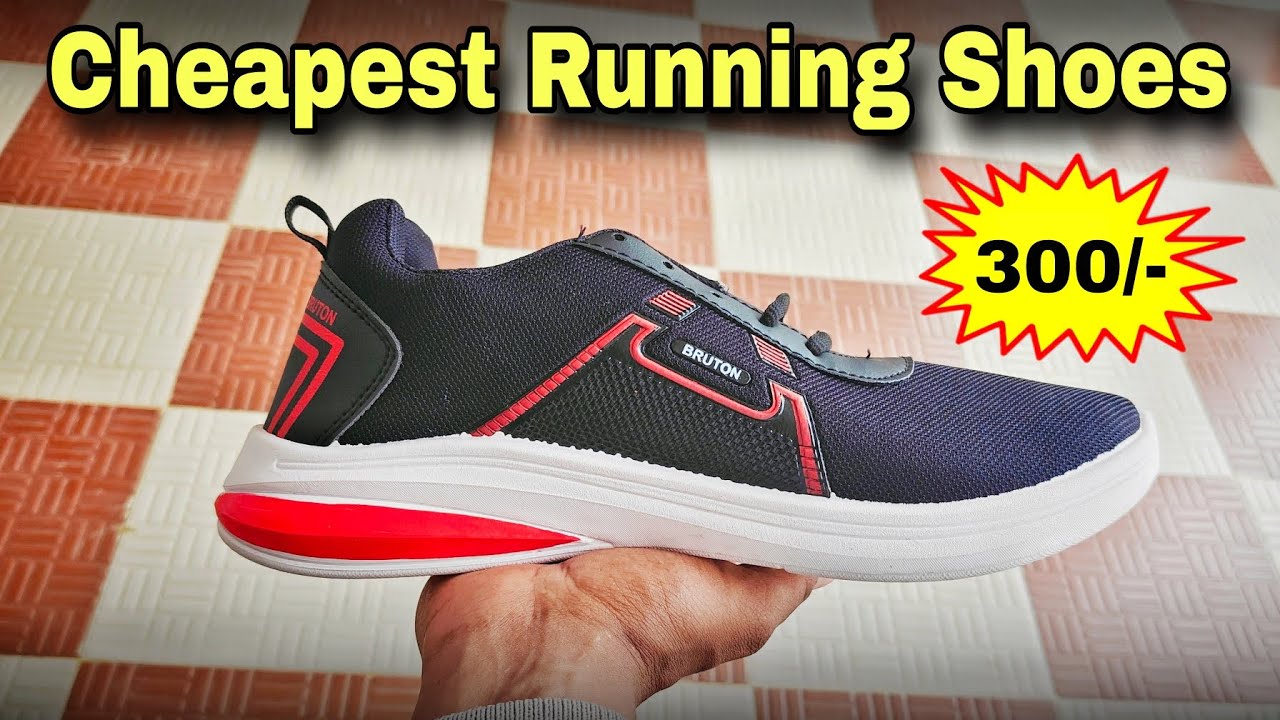 Cheapest Running Shoes For Men Under 300 On Flipkart 🔥 Bruton Shoes Unboxing and Review 