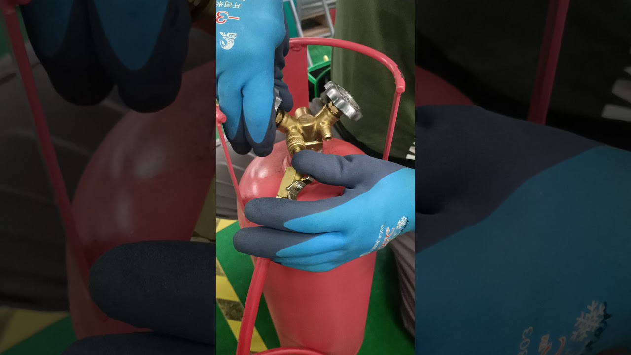 冷凍乙 第二站 冷媒回收 智偉 示範