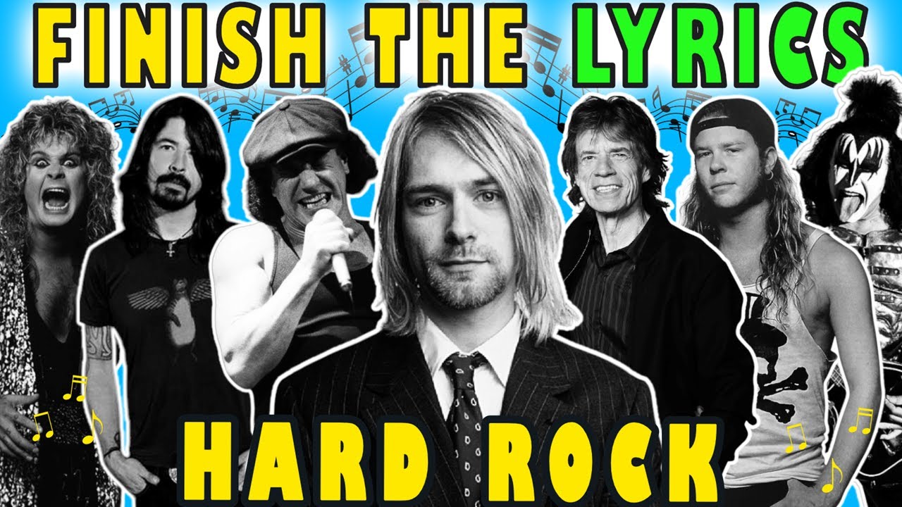 Finish the Lyrics Hard Rock Hits 🎶 Ultimate Hard Rock Music Quiz