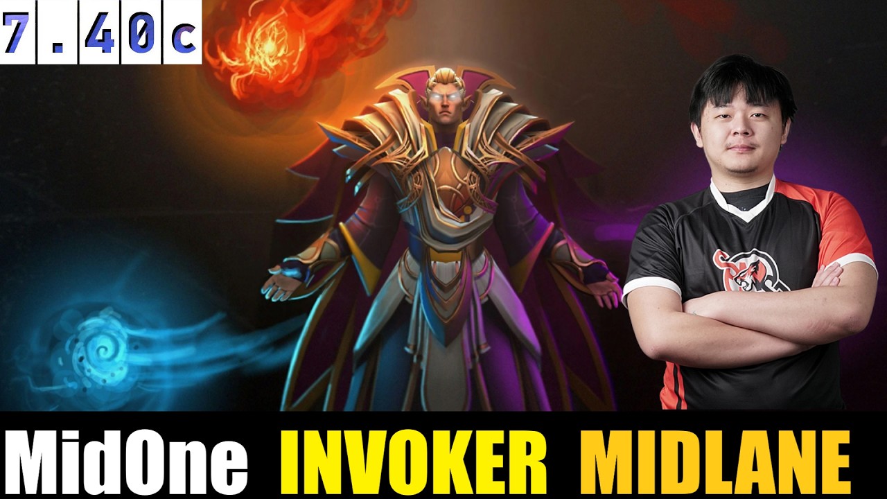 🤯MidOne [INVOKER] MID 7.40c- DOTA 2 HIGHEST MMR MATCH#dota2   #dota2gameplay