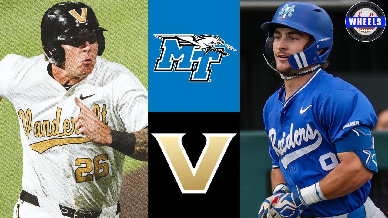MTSU vs #9 Vanderbilt | 2025 College Baseball Highlights