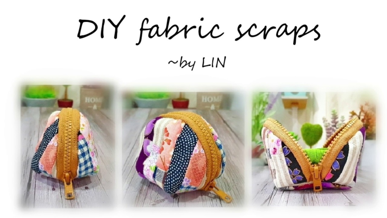 DIY FABRIC SCRAPS ‖ Учебник для кошельков с милыми монетами #HandyMum