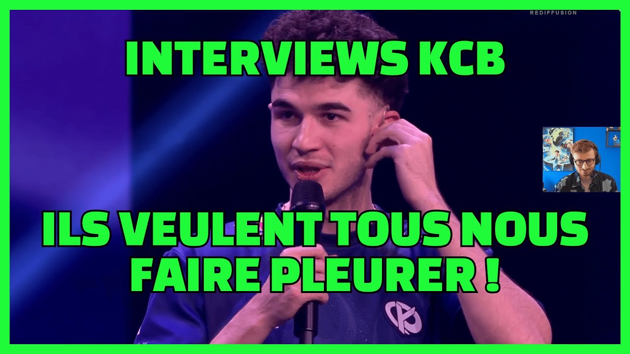 Interviews remplies d'émotion des joueurs Karmine Corp Blue ! React finale EMEA Masters