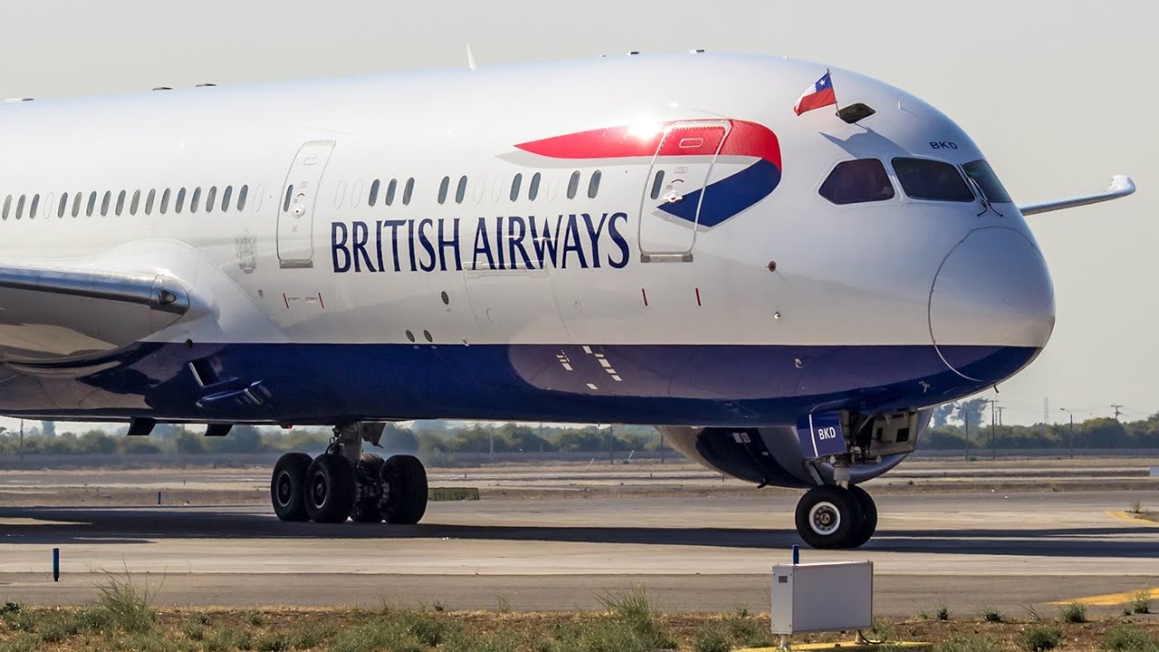 Vuelo inaugural de British Airways a Santiago de Chile + Cabin Tour (Boeing 787-9 Dreamliner G-ZBKD)