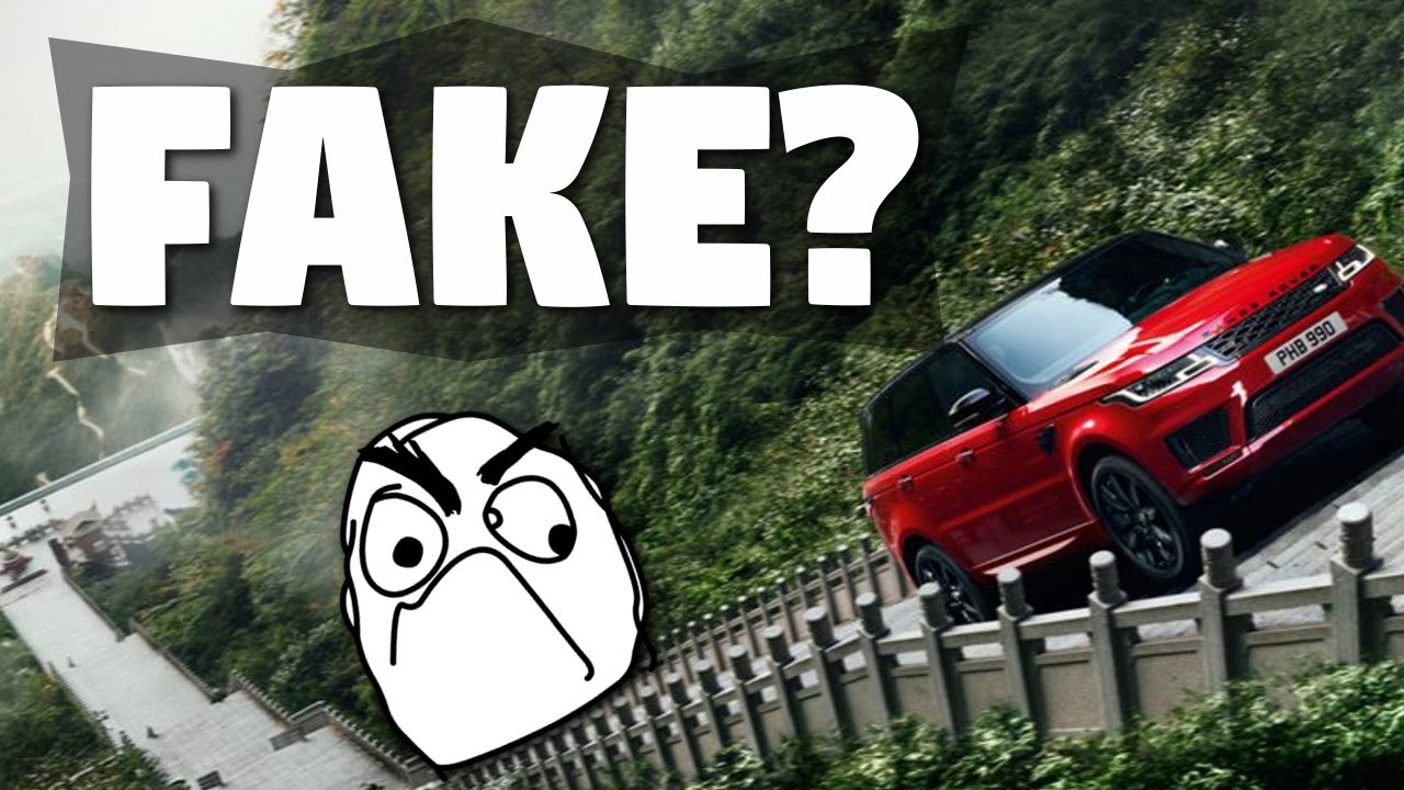 Range Rover Dragon Challenge &mdash; это фейк? Почему они лгут?