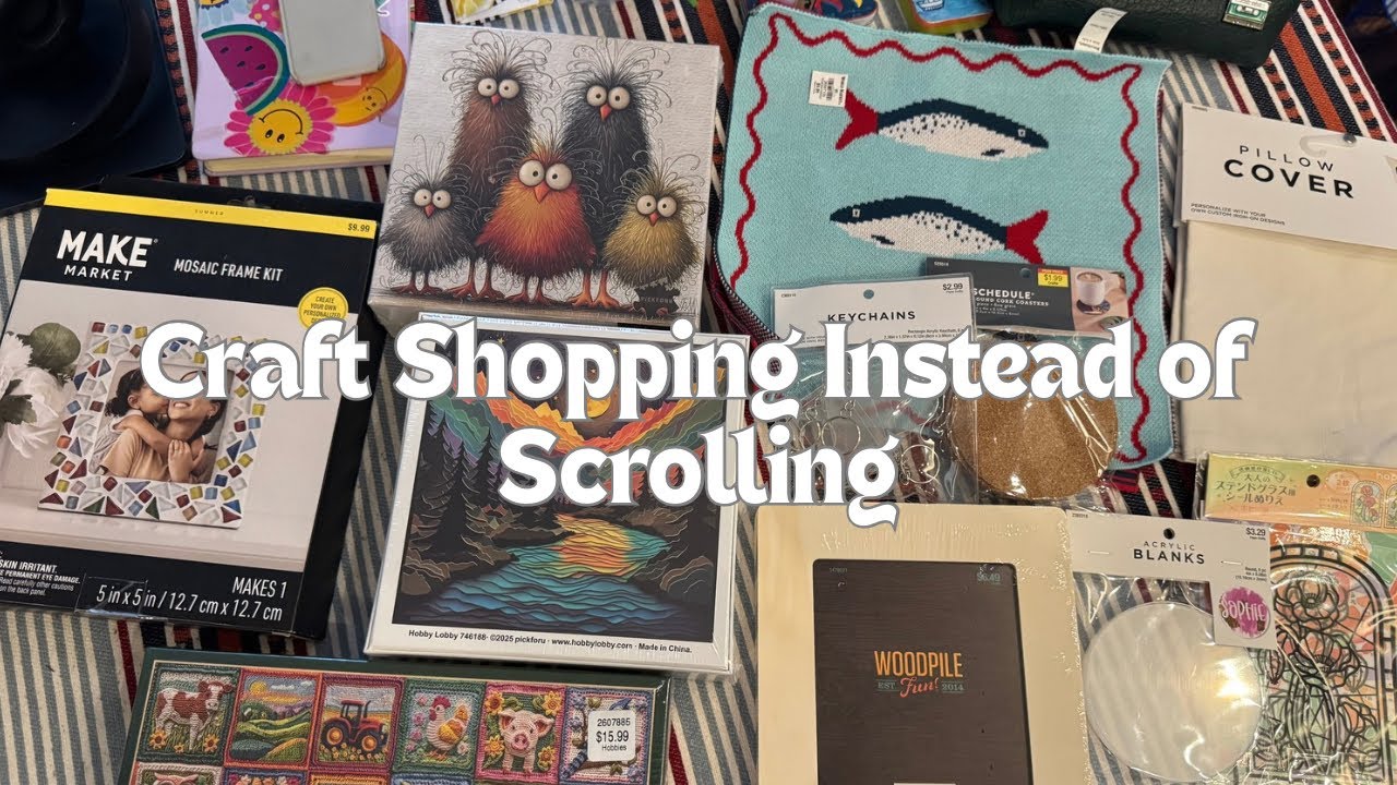 I Visited 4 Stores in One Day to Escape Digital Life | Craft Haul