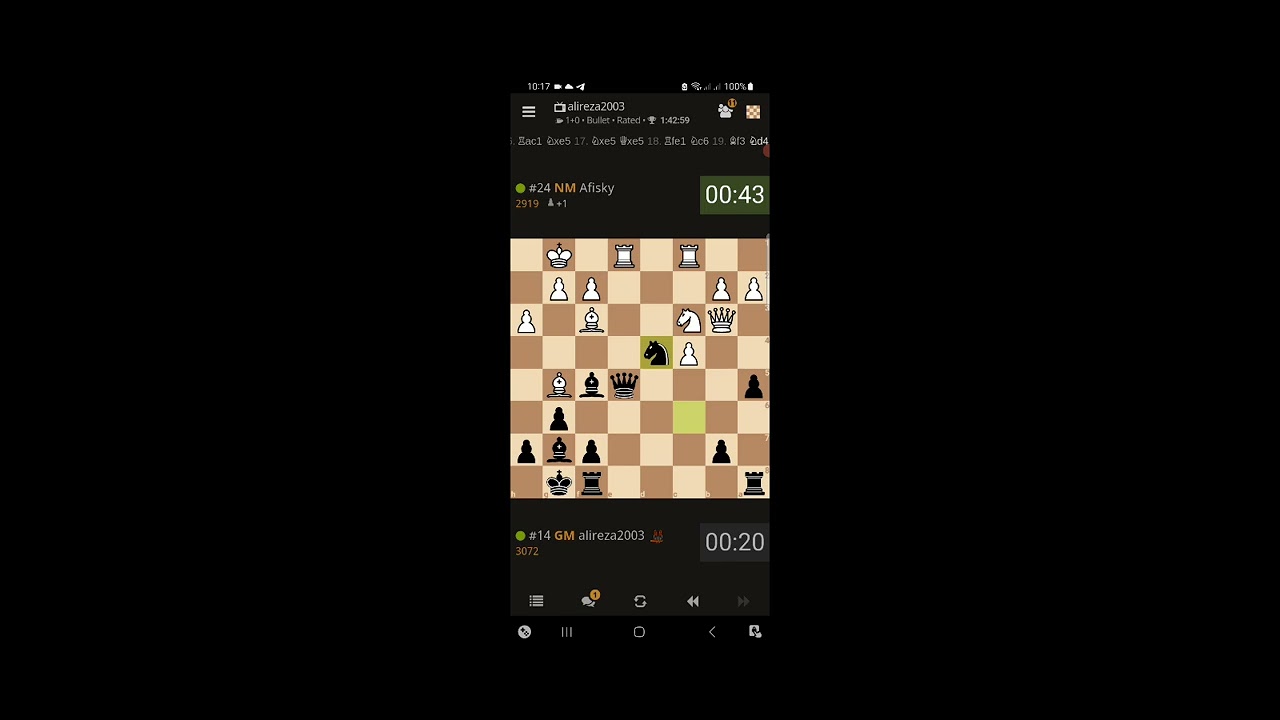 100% Berserk || Alireza playing lichess titled arena 19 August 2023