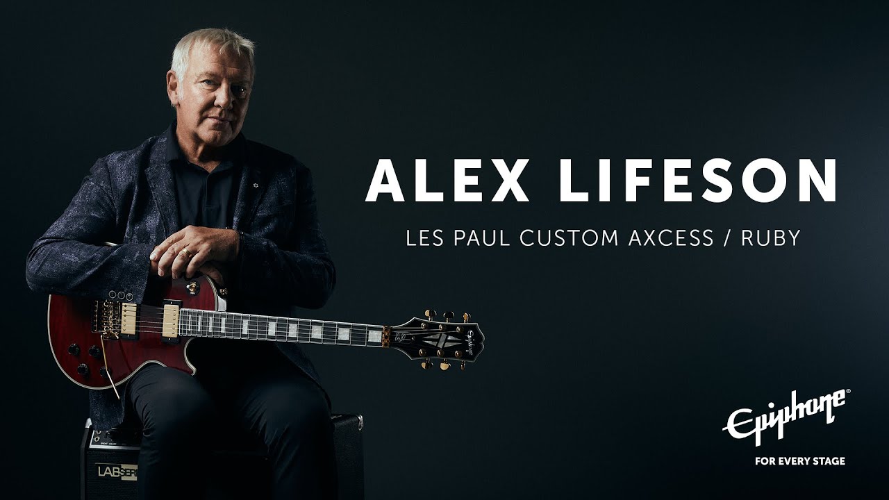 Алекс Лайфсон представляет Les Paul Custom Axcess 2023 года