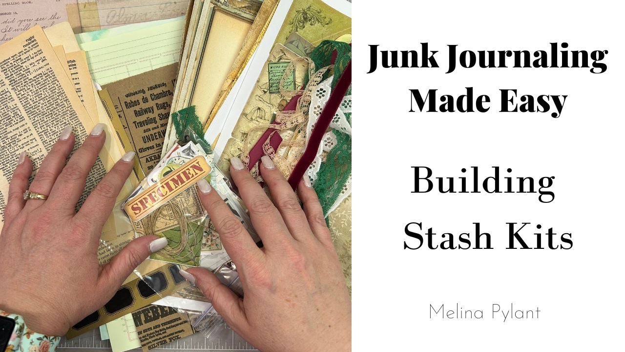 BUILD A STASH KIT WITH ME | JUNK JOURNALING MADE EASY #papercraft