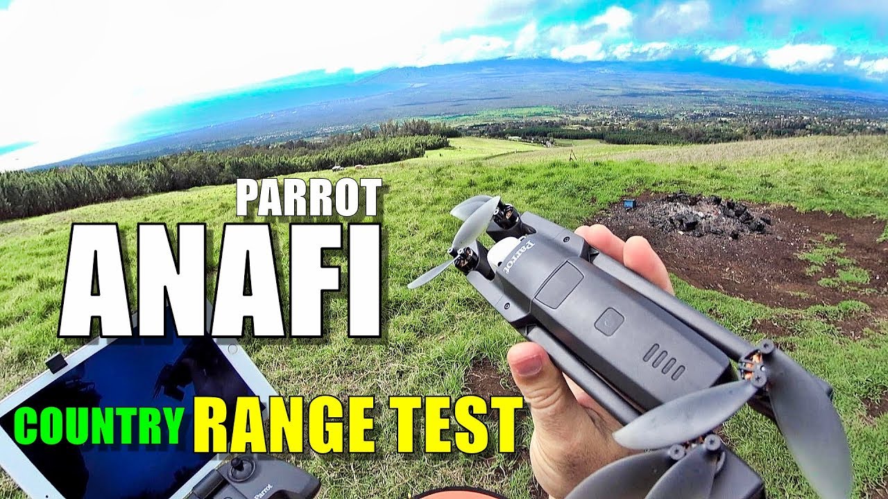 Parrot ANAFI Range Test in Country - How far will it go? [No Interference]