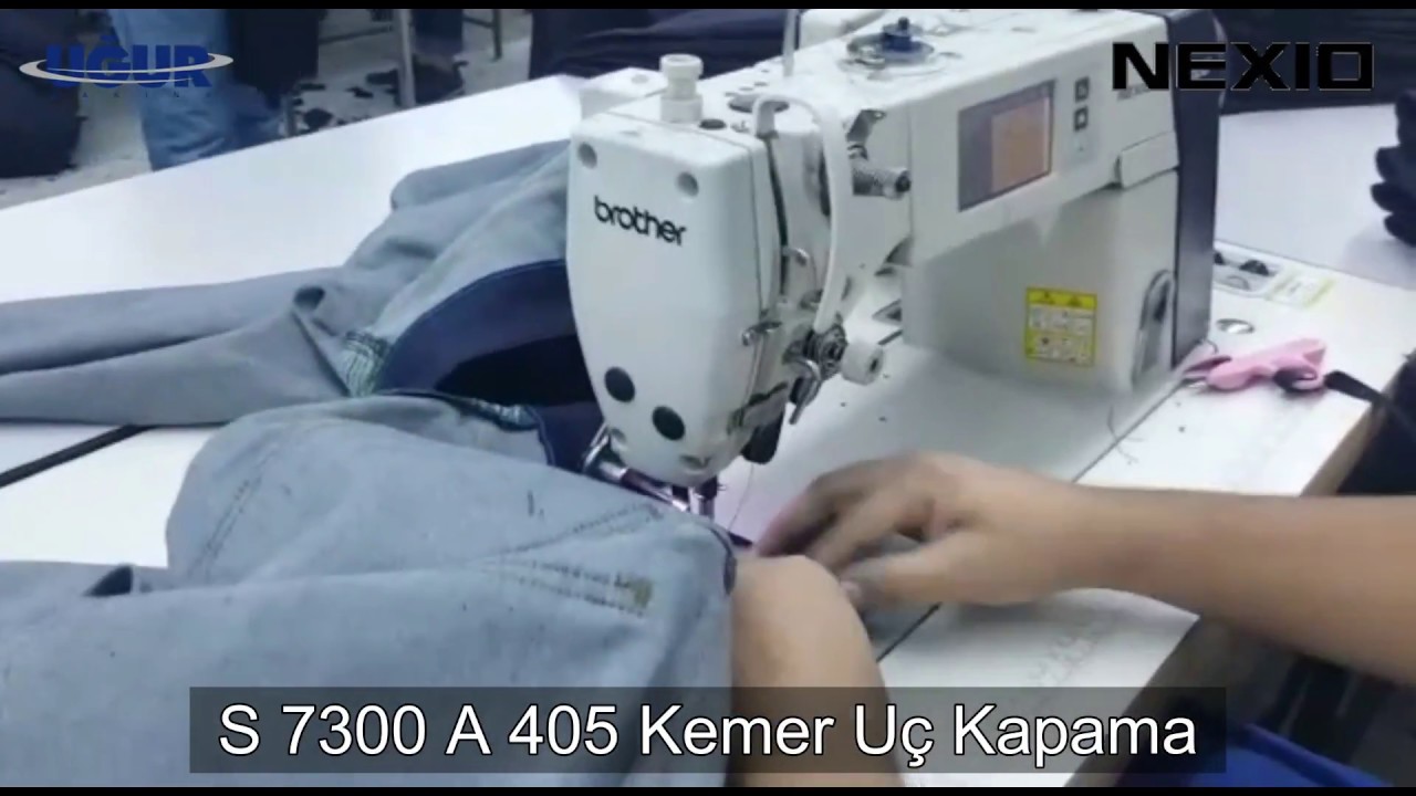 BROTHER NEXIO & YAMATO AZF & SIP ITALY  KOT PANTOLON DİKİM AŞAMALARI - 5 - POCKET JEANS SEWİNG LINE