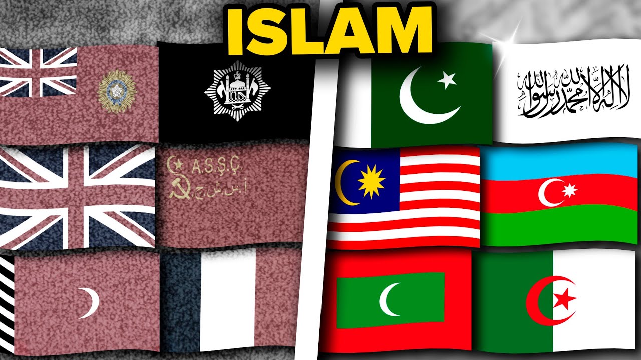 Evolution of ALL Muslim Flags Over Last 100 Years (1924-2024) ☪️